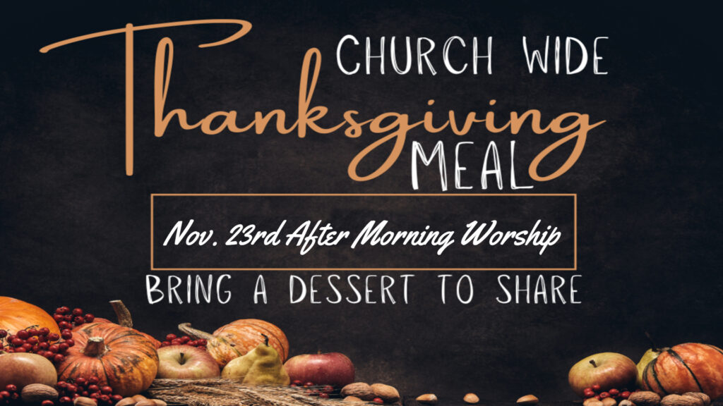 Church Family Thanksgiving Meal